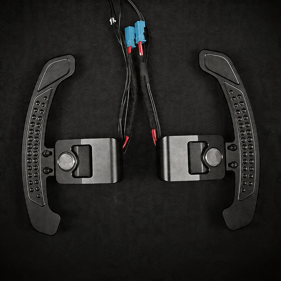 Carbon Fiber Magnetic LED Paddle Shifters For BMW / AUDI / Mercedes Benz / Volkswagen / Lexus / MINI / Porsche