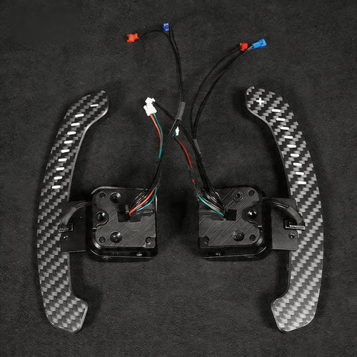 Carbon Fiber Magnetic LED Paddle Shifters For BMW / AUDI / Mercedes Benz / Volkswagen / Lexus / MINI / Porsche